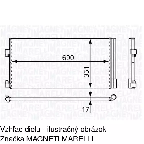 Chladiče klimatizácie POLCAR 6039K8C1