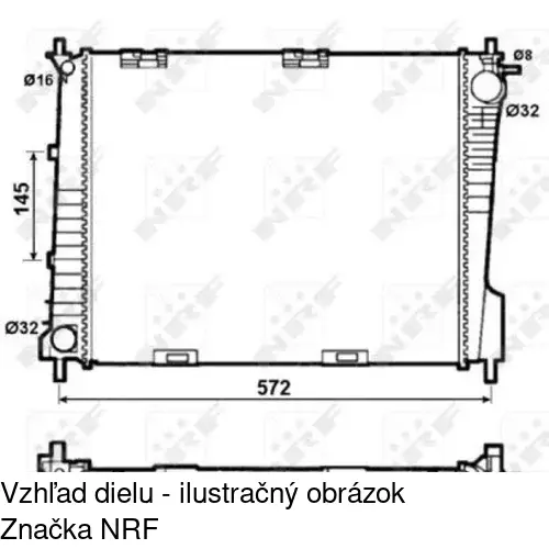 Chladiče vody POLCAR 605508-4