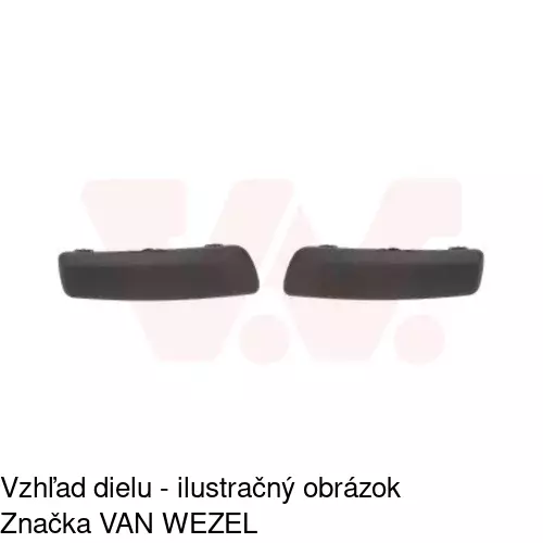 Lišta nárazníka POLCAR 6055969J