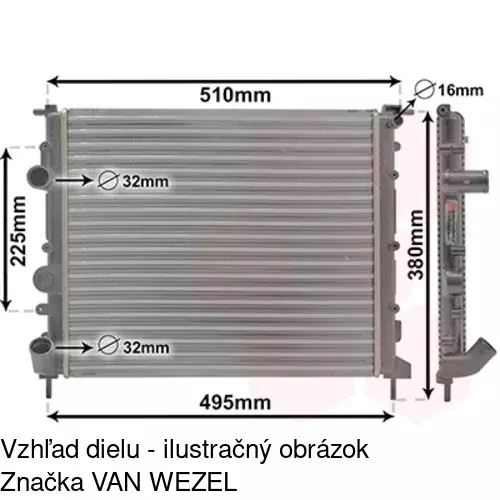 Chladiče vody POLCAR 6060084X - obr. 5