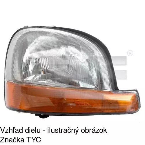 Hlavný reflektor POLCAR 6060100E