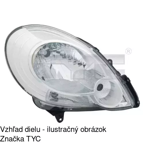 Hlavný reflektor POLCAR 6062100E