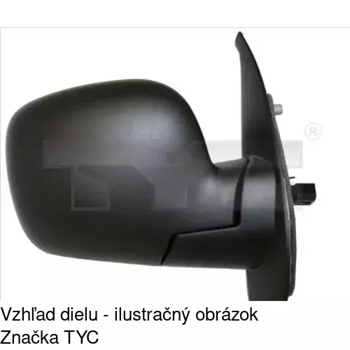 Rám vonkajšieho zrkadla POLCAR 606255TM - obr. 5