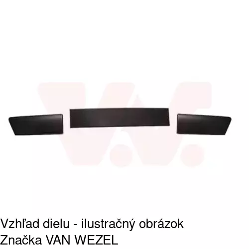 Lišta nárazníka POLCAR 606407-7 - obr. 2