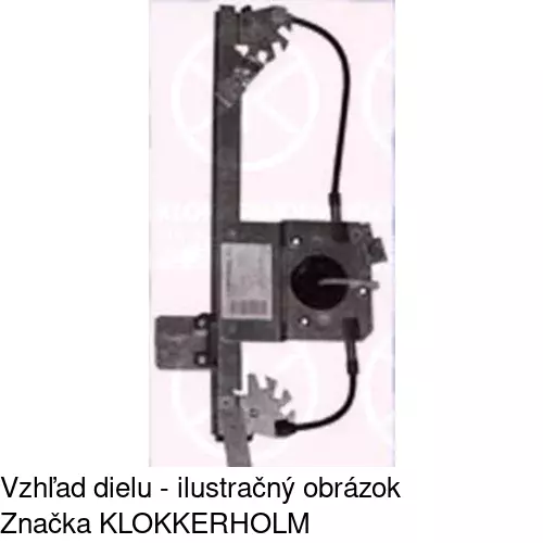 Elektrický mechanizmus okna dverí POLCAR 6071PSE3 - obr. 2