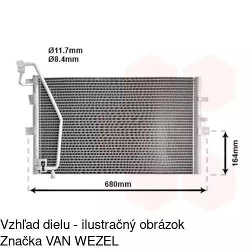 Chladiče klimatizácie POLCAR 6523K8C2 - obr. 2