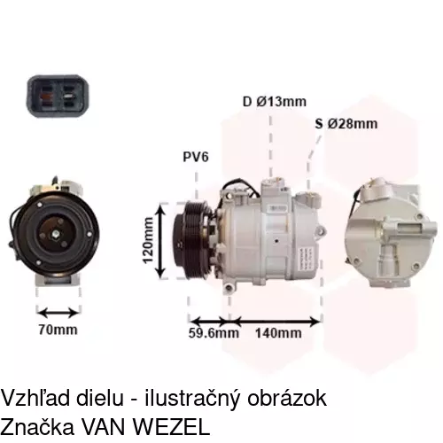 Kompresor AC POLCAR 6523KS-1 - obr. 3