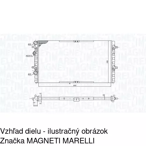 Chladiče vody POLCAR 671608A1 - obr. 1