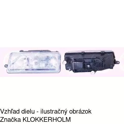 Hlavný reflektor POLCAR 672109-H - obr. 1