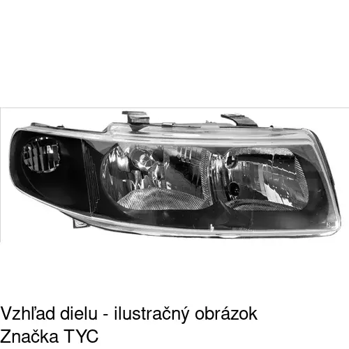 Hlavný reflektor POLCAR 6722091E