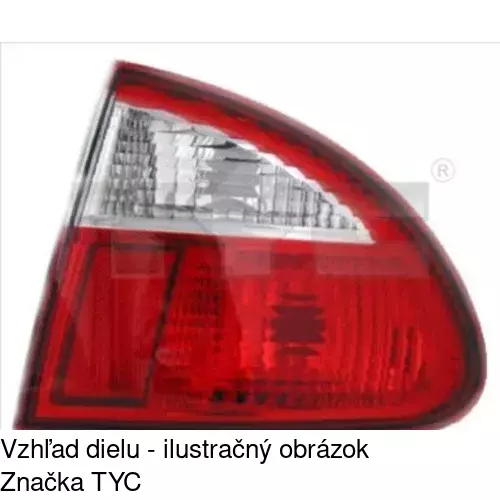 Zadné svetlo 672387-S /POLCAR/