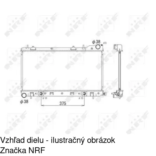 Chladiče vody POLCAR 723908-3 - obr. 2