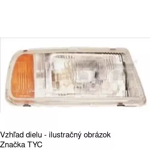 Hlavný reflektor POLCAR 740310-E