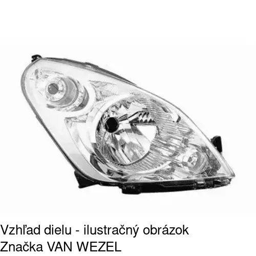 Hlavný reflektor POLCAR 740610-V - obr. 1