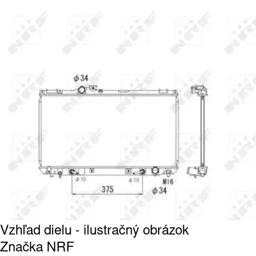 Chladiče vody POLCAR 801008-1