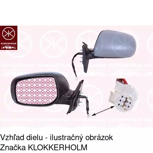 Vonkajšie zrkadlo POLCAR 8105513E - obr. 1