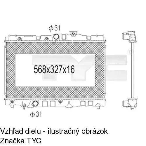 Chladiče vody POLCAR 810908-1