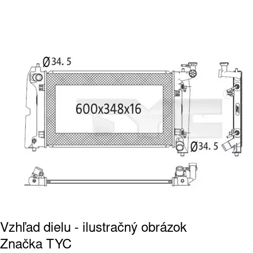 Chladiče vody POLCAR 811308-3