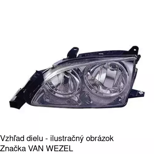 Hlavný reflektor POLCAR 8124091E - obr. 5