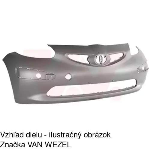 Predný nárazník POLCAR 815307