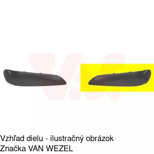 Lišta nárazníka POLCAR 815307-7