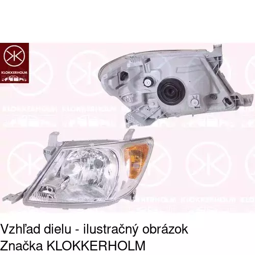 Hlavný reflektor POLCAR 819210-E - obr. 1