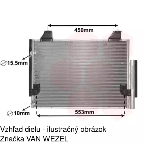 Chladiče klimatizácie POLCAR 8192K81K - obr. 1