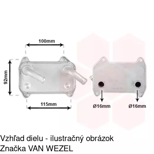 Chladiče oleja POLCAR 9040L8-1 - obr. 4