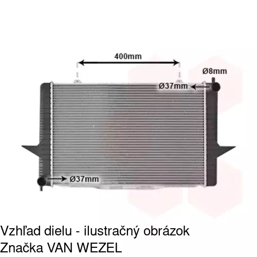 Chladiče vody POLCAR 907008-1 - obr. 2