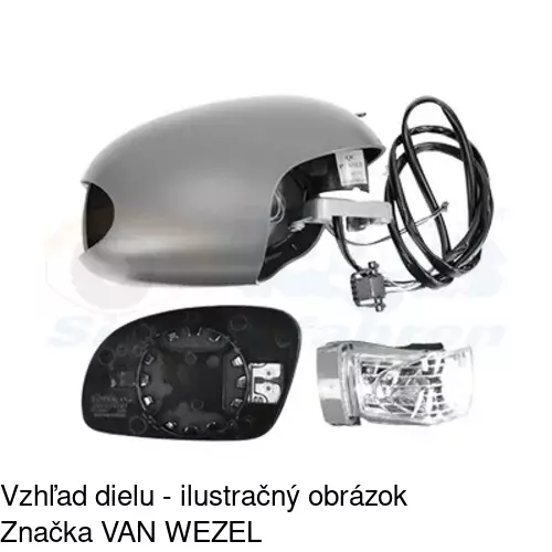 Vonkajšie zrkadlo POLCAR 9501524S