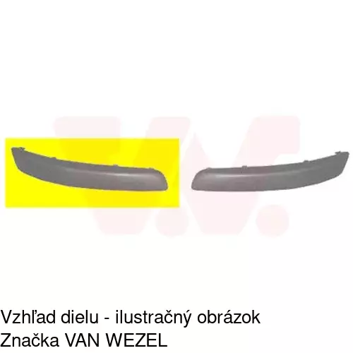 Lišta nárazníka POLCAR 95130716 - obr. 2