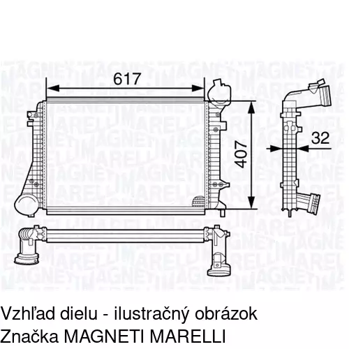 Chladiče vzduchu (Intercoolery) POLCAR 9513J8-3