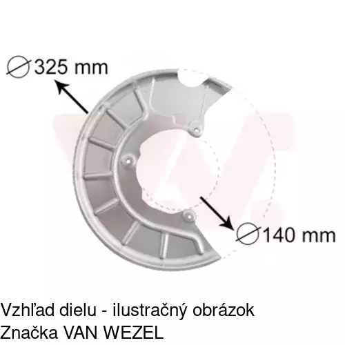 Brzdovy štít 9513OT-2 /POLCAR/ - obr. 4