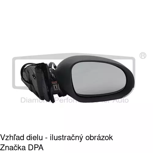 Vonkajšie zrkadlo 9514524S /POLCAR/ - obr. 1