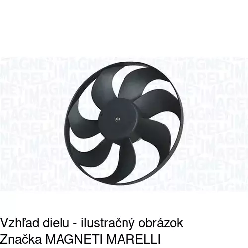 Ventilátor bez krytu / podpery POLCAR 952423U1-Q - obr. 2