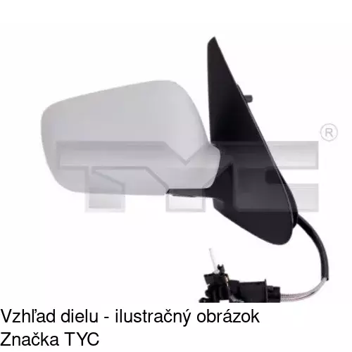 Vonkajšie zrkadlo POLCAR 9524512E - obr. 4