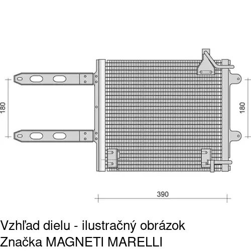 Chladiče klimatizácie POLCAR 9525K8C1