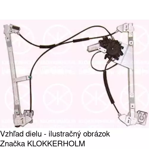 Elektrický mechanizmus okna dverí POLCAR 9525PSE5A - obr. 4