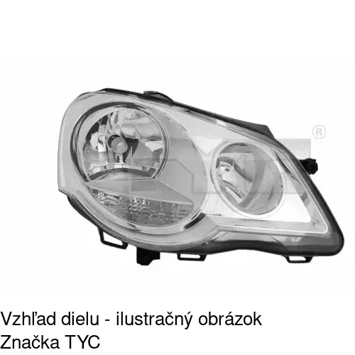 Hlavný reflektor POLCAR 952709-E