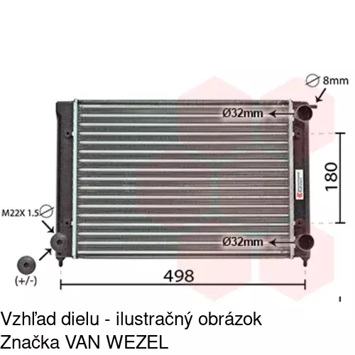 Chladiče vody POLCAR 953408-2 - obr. 4