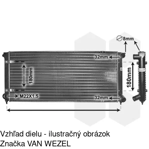 Chladiče vody POLCAR 953408-5 - obr. 5