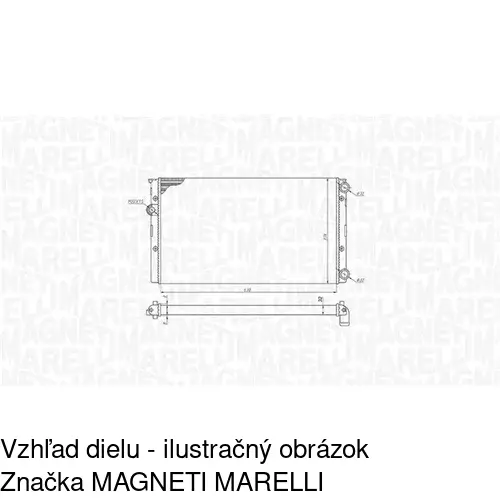 Chladiče vody POLCAR 953808-8 - obr. 1