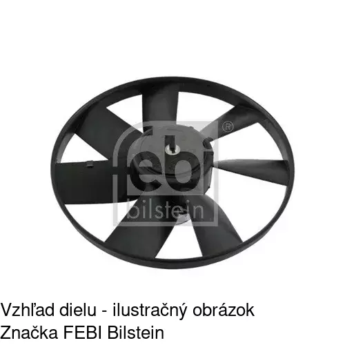 Ventilátor bez krytu / podpery POLCAR 953823U1 - obr. 2