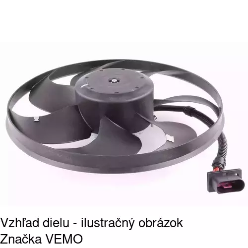 Ventilátor bez krytu / podpery POLCAR 954123U5 - obr. 2