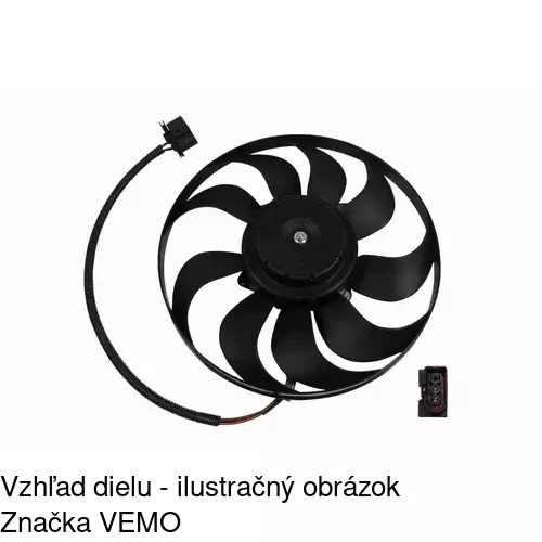 Ventilátor bez krytu / podpery POLCAR 954123U6 - obr. 3