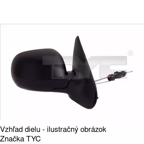 Vonkajšie zrkadlo POLCAR 95415212 - obr. 5