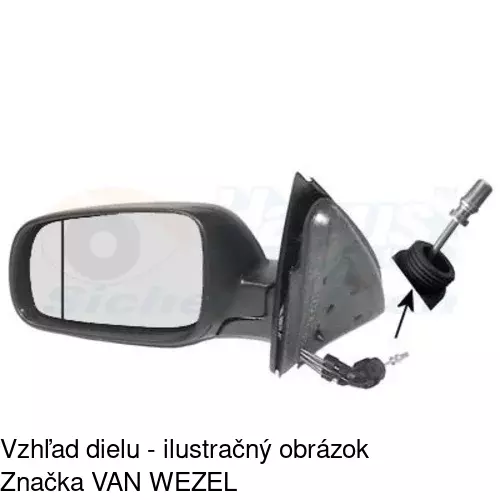 Rám vonkajšieho zrkadla POLCAR 954154TM - obr. 4