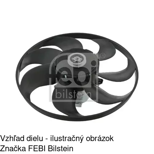 Ventilátor bez krytu / podpery POLCAR 954623U4 - obr. 1