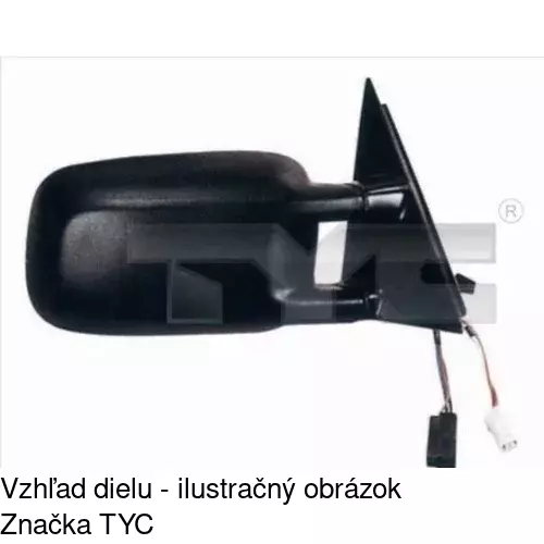 Vonkajšie zrkadlo POLCAR 9546524E - obr. 2