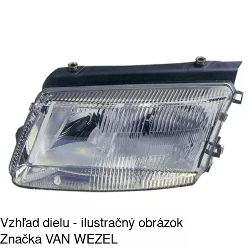 Hlavný reflektor POLCAR 9548094E - obr. 5